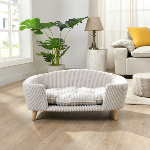 The Stockholm Pet Sofa | Elevated Couch Bed for Dogs & Cats