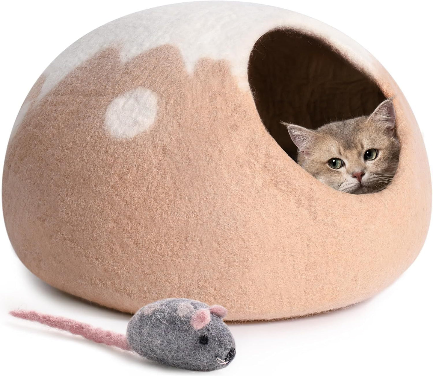 The Fjord | Handmade Wool Cat Cave