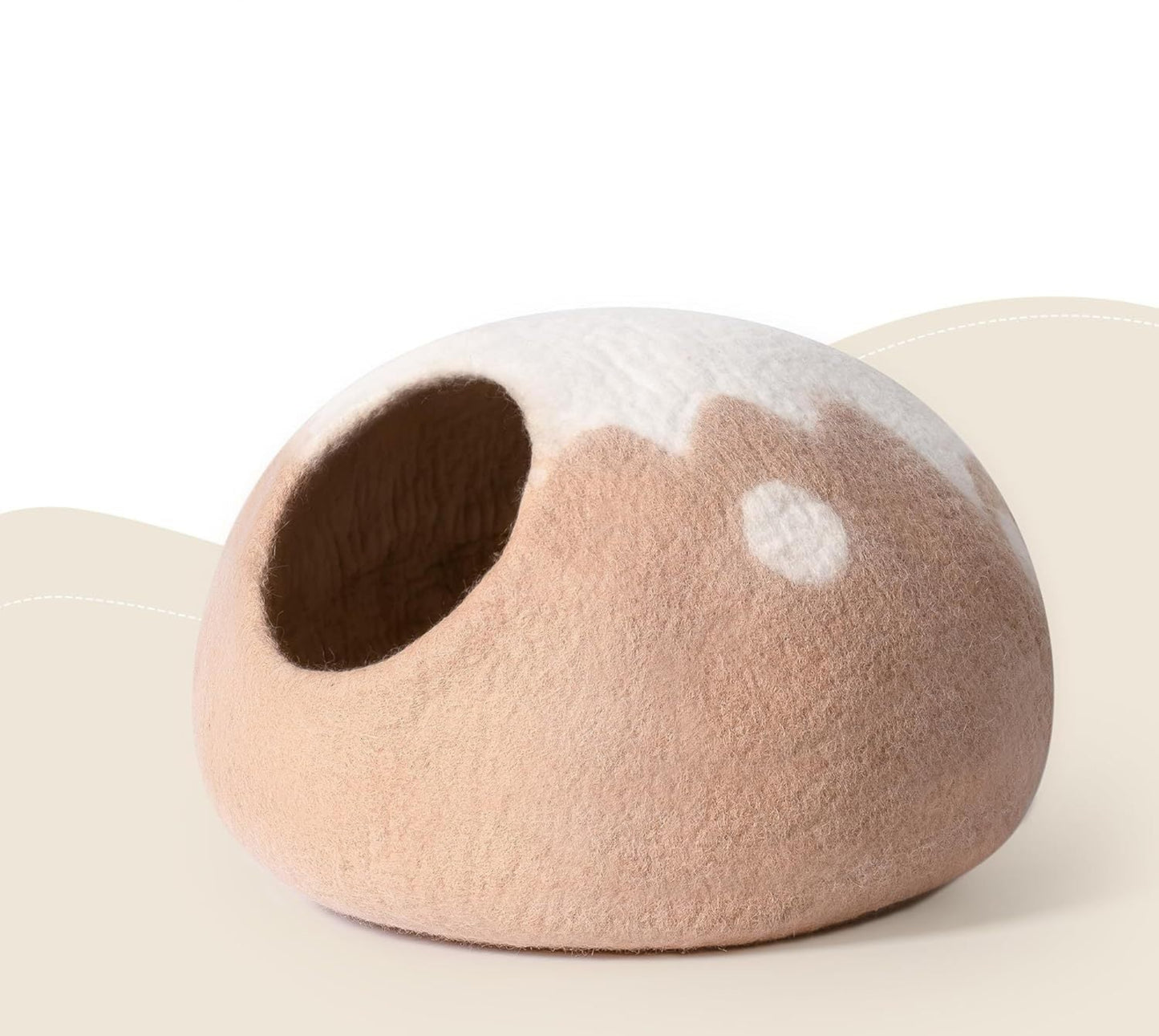 The Fjord | Handmade Wool Cat Cave