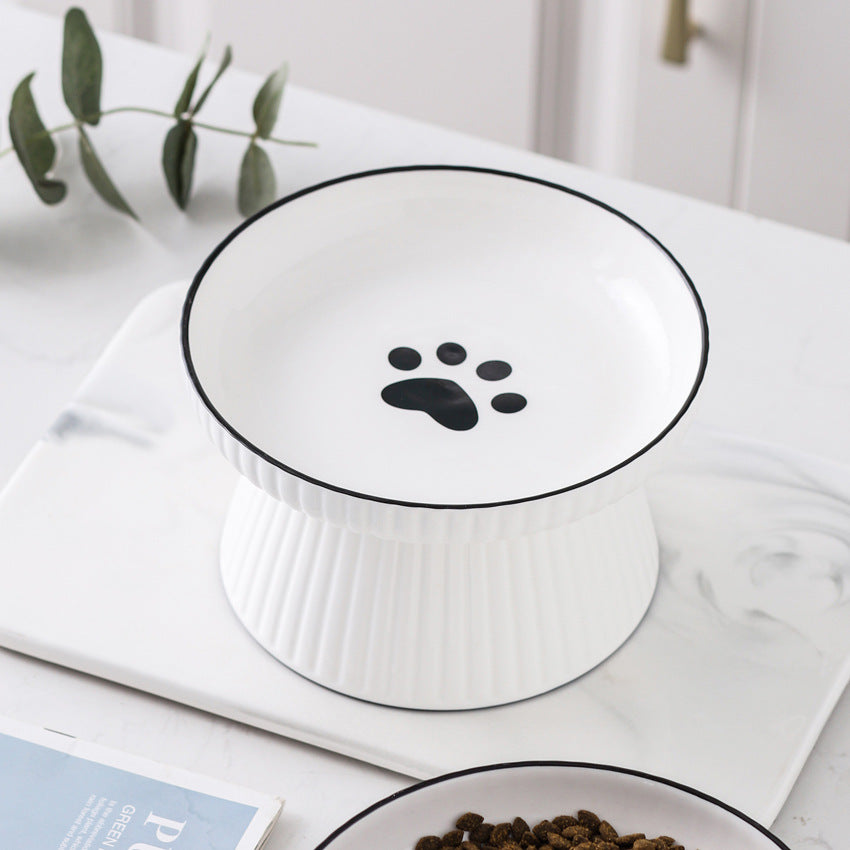 The Copenhagen Bowl | Elevated Ceramic Anti-Tipping Cat Bowl