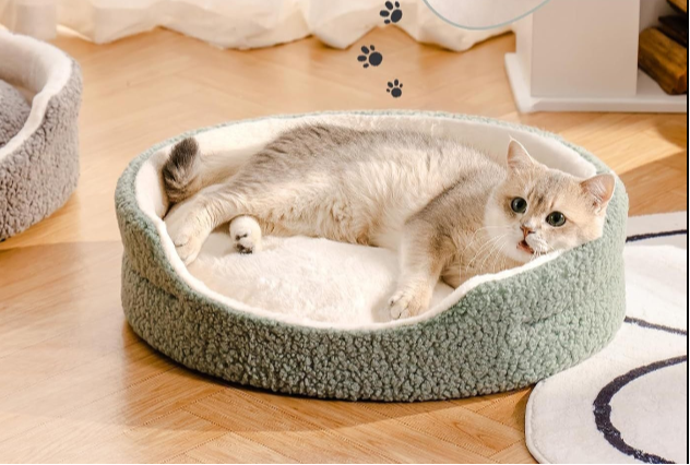 The Oslo Cozy Nest | Plush Round Pet Bed