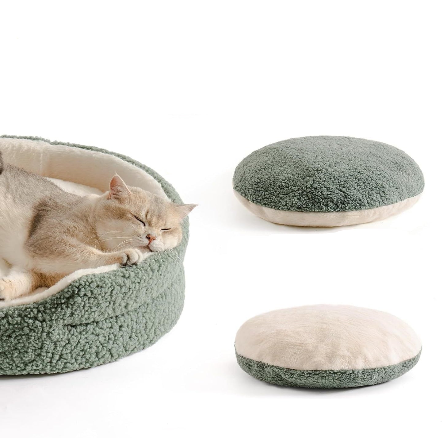 The Oslo Cozy Nest | Plush Round Pet Bed