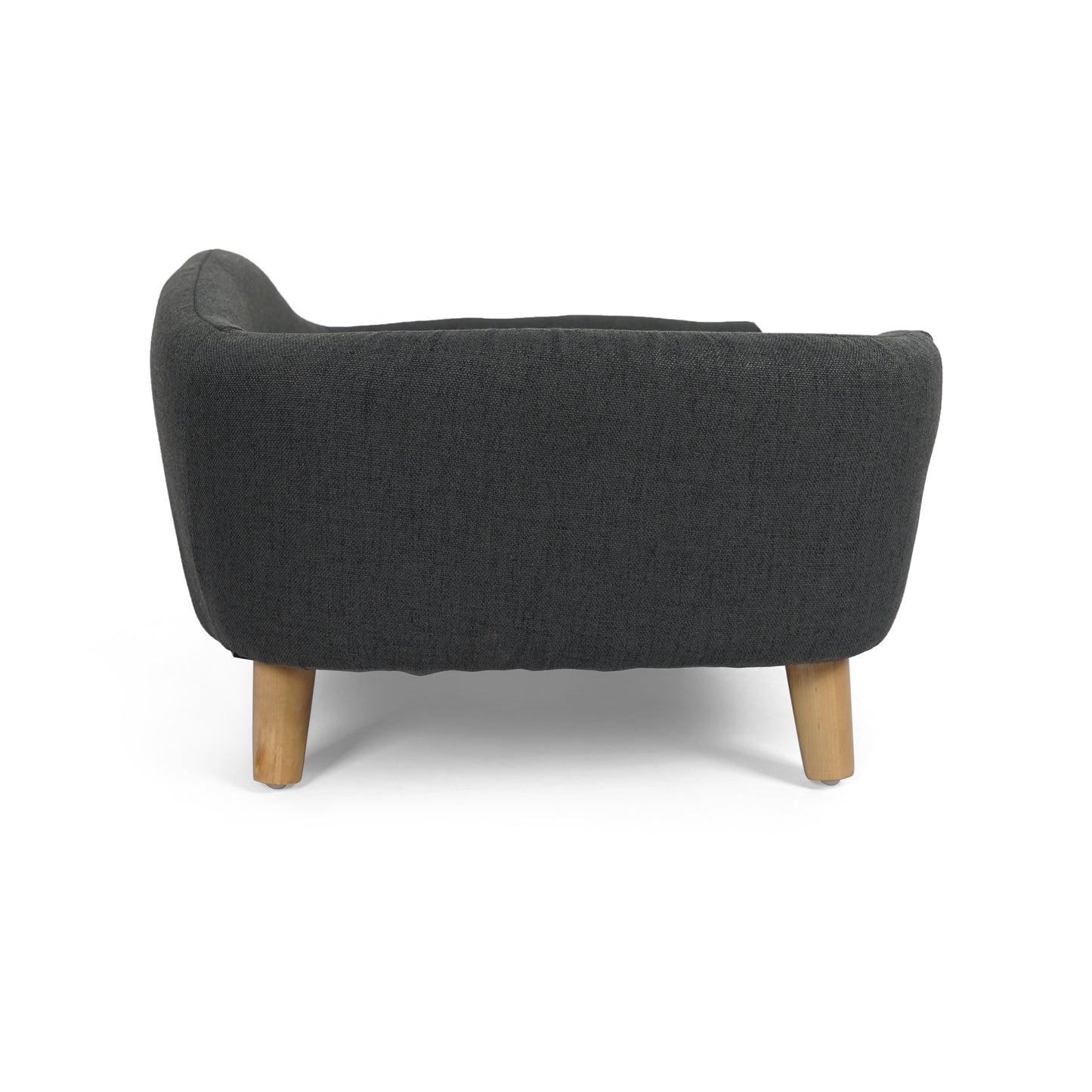 The Scandinavian Pet Lounger | Mid-Century Modern Upholstered Dog Bed