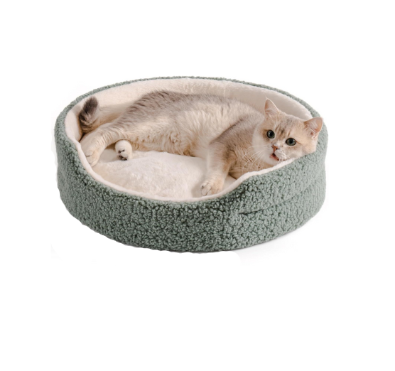 The Oslo Cozy Nest | Plush Round Pet Bed